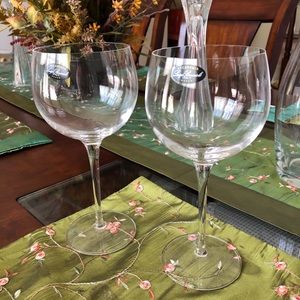 Luigi Bormioli Italy Baloon Wine Glasses (2)